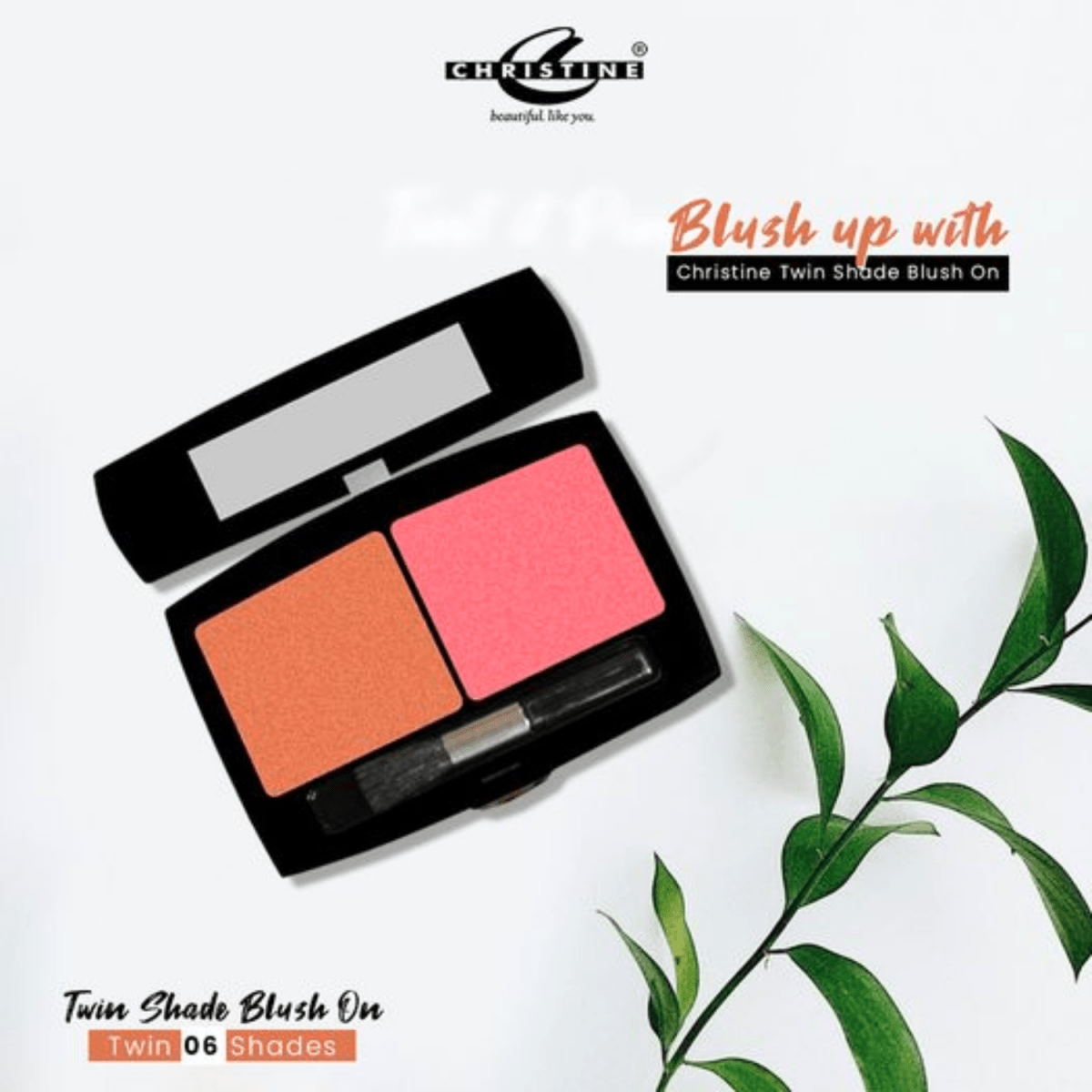 Christine Blush On 2 in 1 Kit 01 - Gift Point