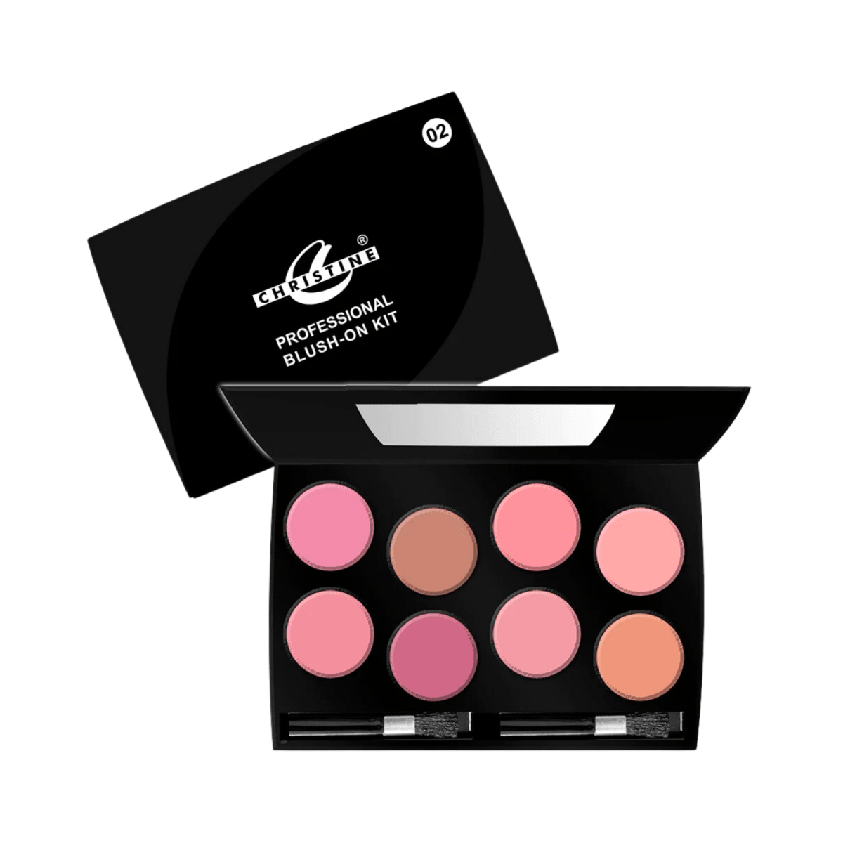 Christine Professional Blush-On 8 Colors Kit Shade 01 - Gift Point