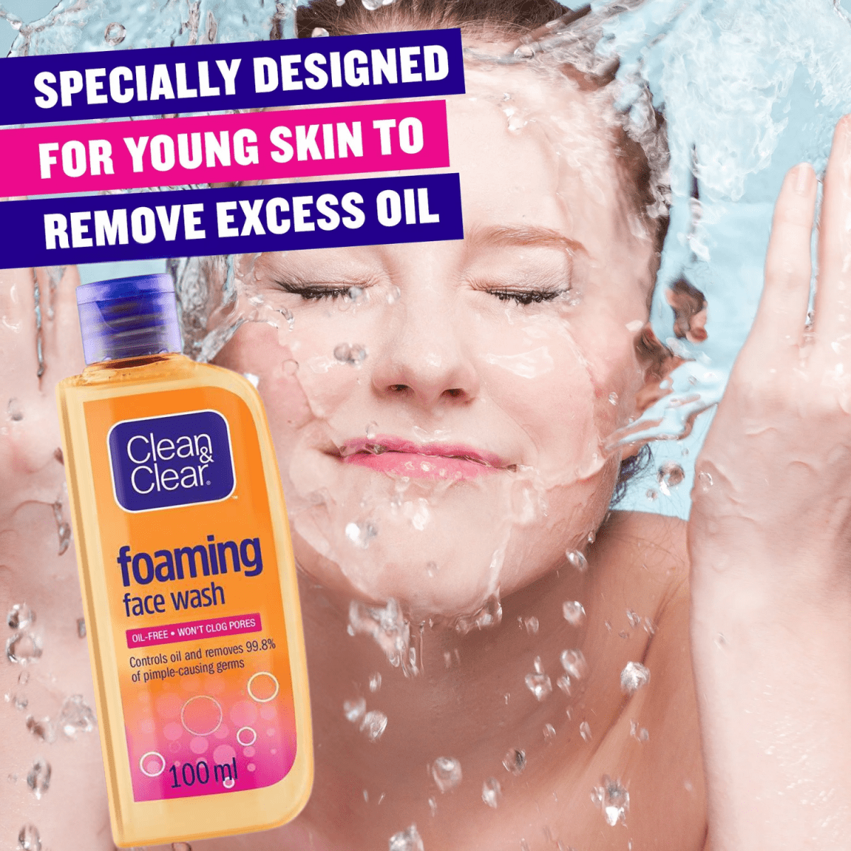 Clean & Clear Essentials Foaming Facial Wash 100ml - Gift Point