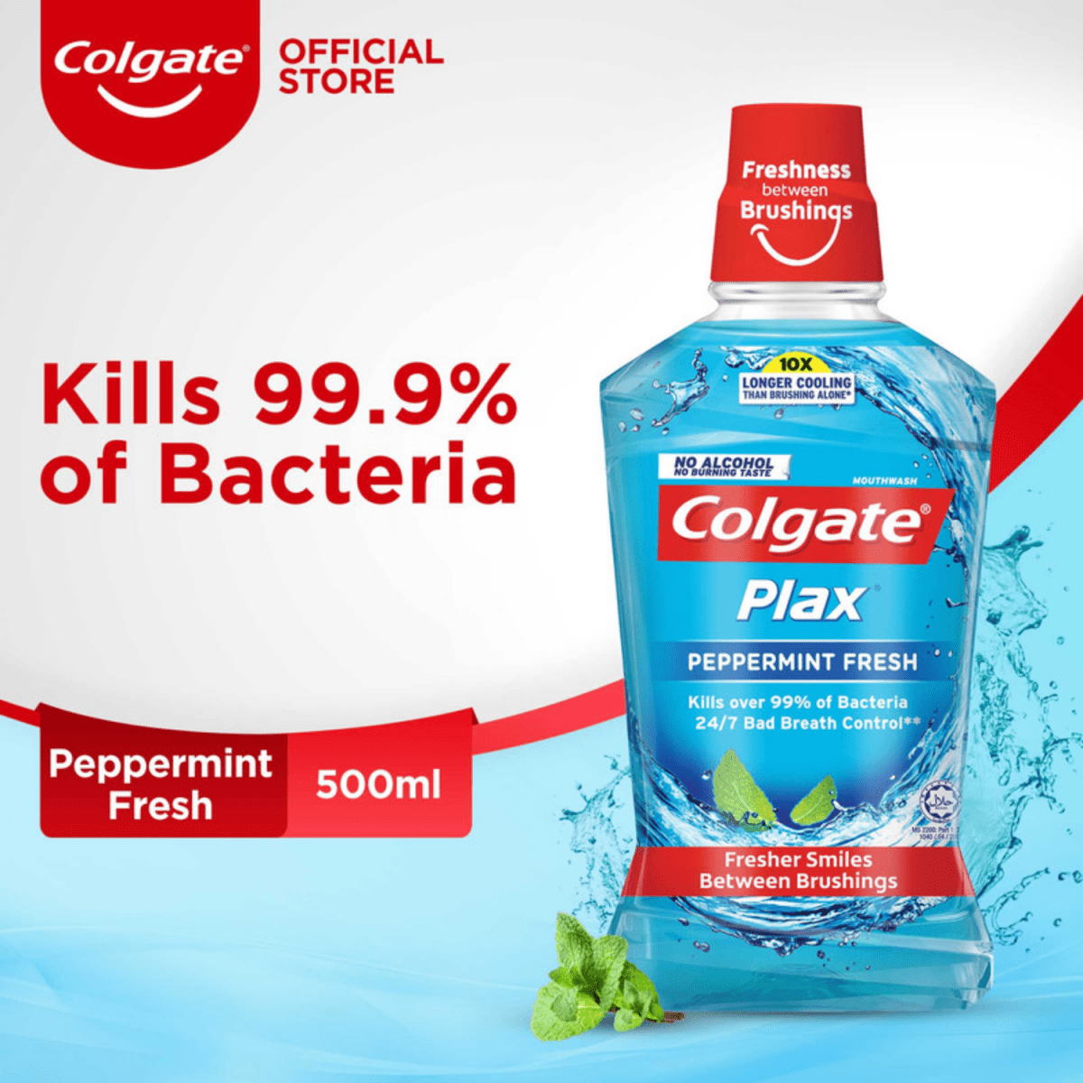 Colgate Plax Peppermint Fresh Mouth Wash 500ml - Gift Point