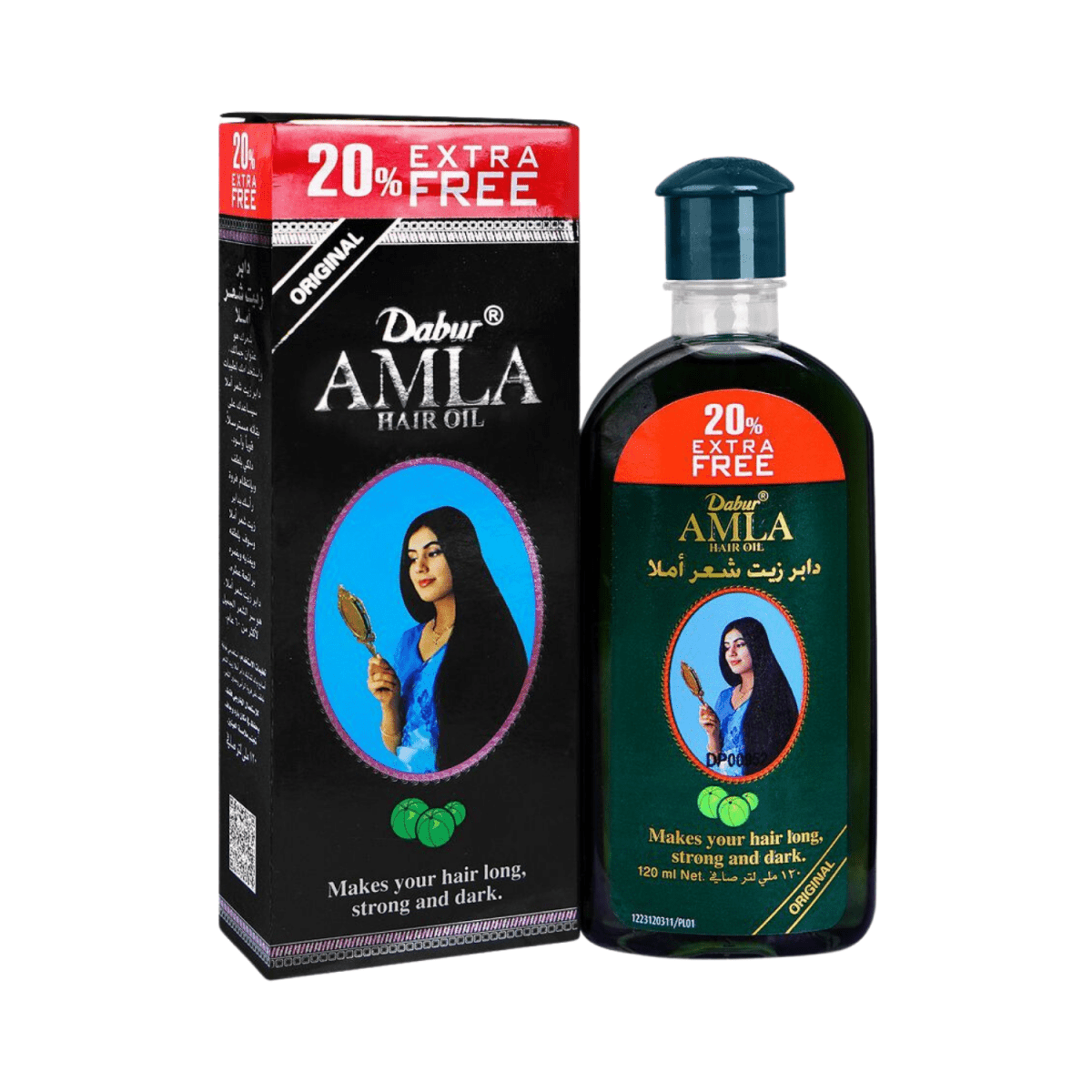 Dabur Amla Hair Oil 20% Extra Free 120ml - Gift Point