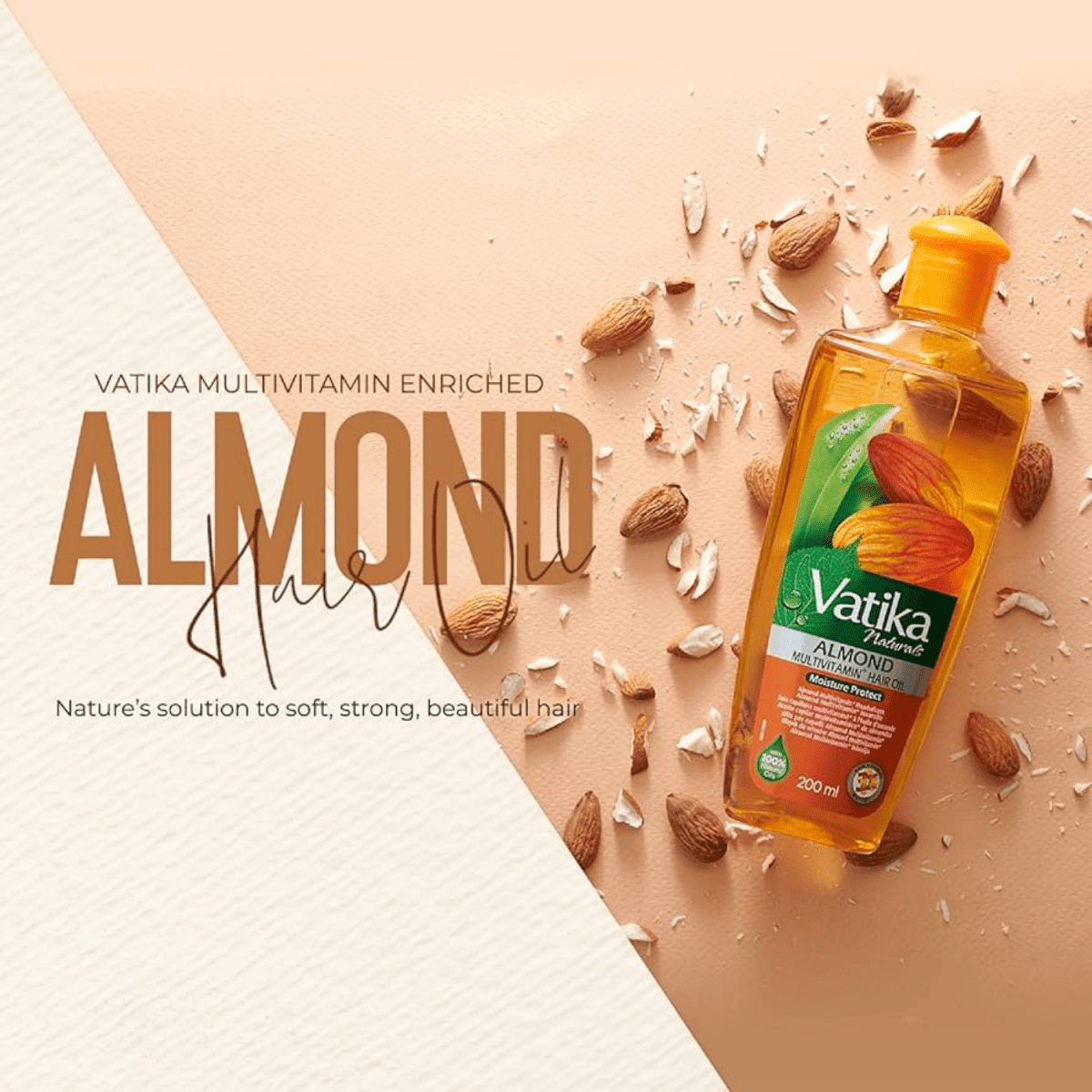 Dabur Vatika Almond Enriched Hair Oil 100ml - Gift Point