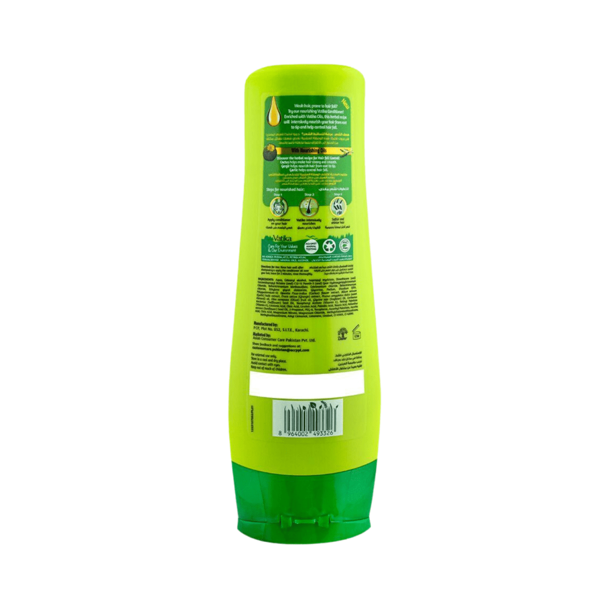 Dabur Vatika Cactus & Gergir Hair Fall Control Nourishing Oils Conditioner 180ml - Gift Point