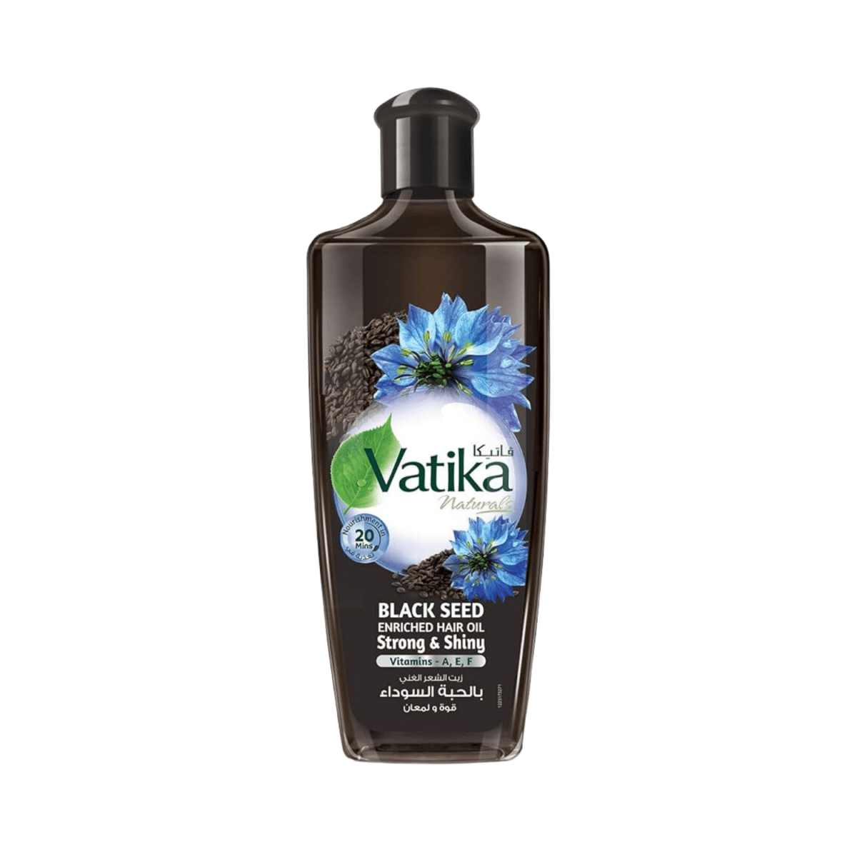 Dabur VatikaNaturals Black Seed Enriched Hair Oil Strong & Shiny 200ml - Gift Point