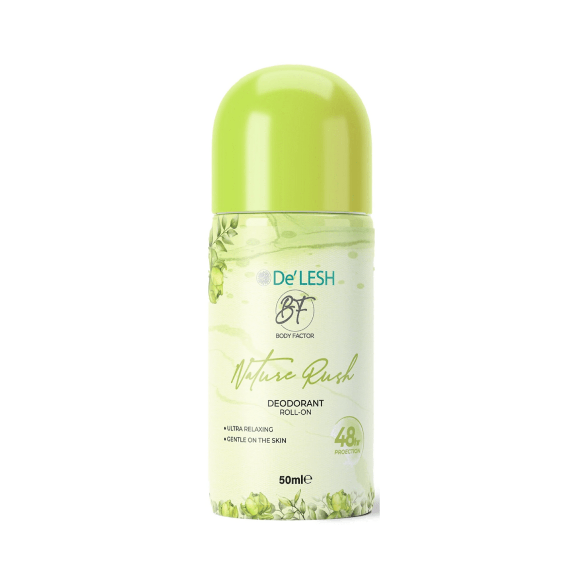 De'Lesh Body Factor Natural Rush Roll On 50ml - Gift Point