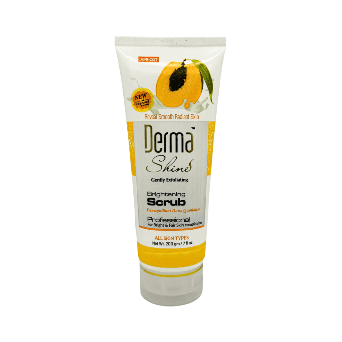 Derma Shine Brightening Apricot Scrub 200g - Gift Point