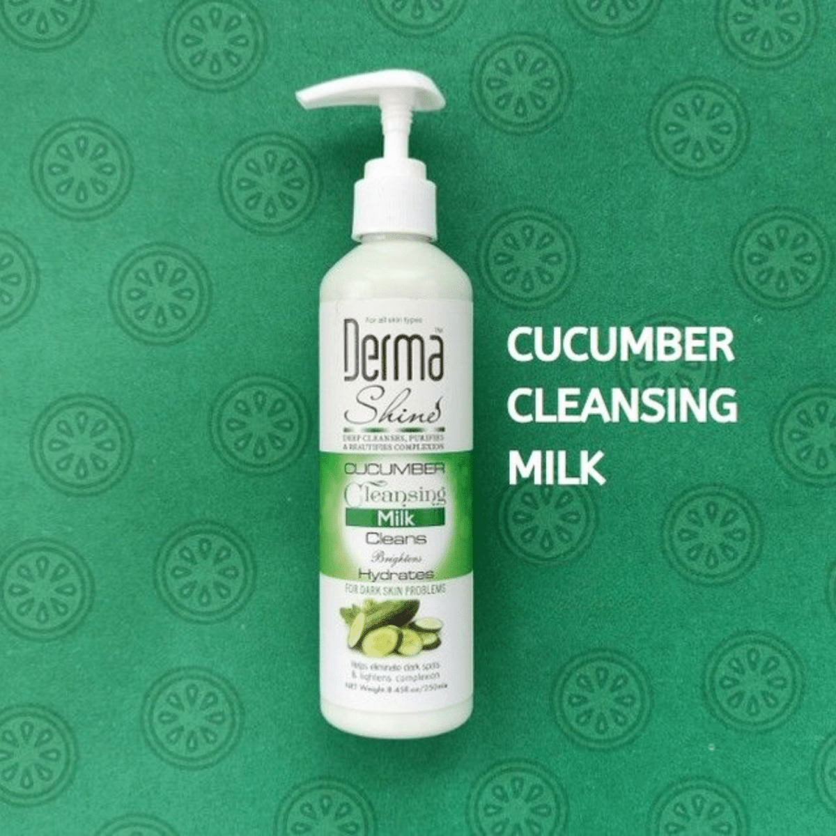 Derma Shine Cucumber Cleansing Milk 250ml - Gift Point
