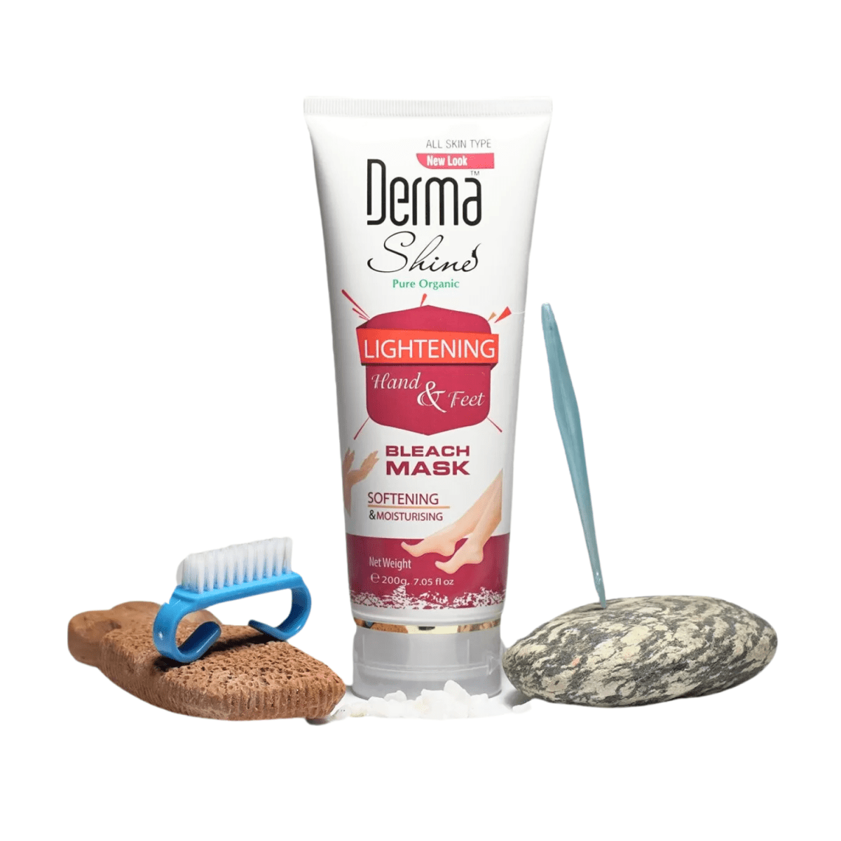 Derma Shine Hand and Feet Lightening Bleach Mask 200g - Gift Point