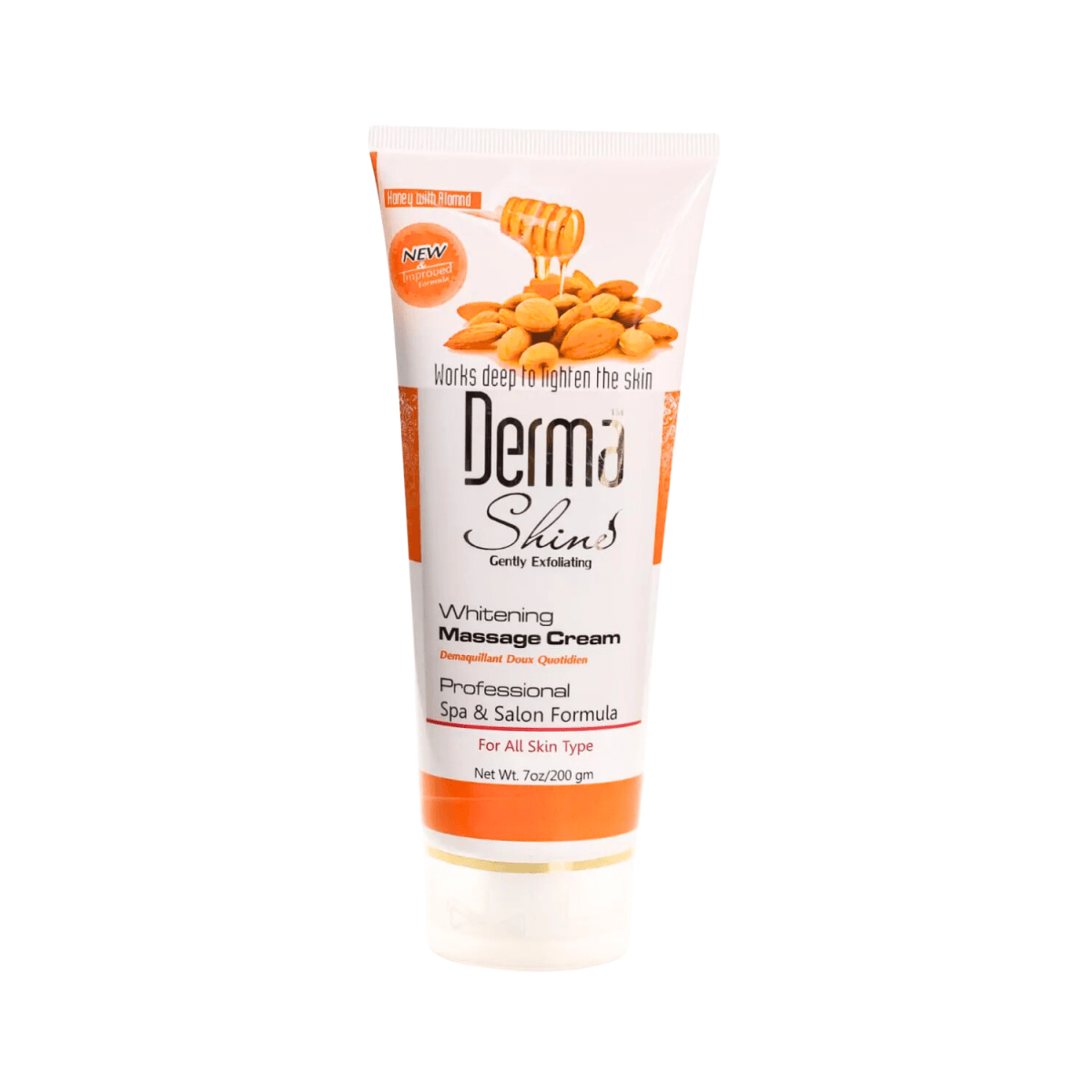 Derma Shine Honey With Almond Whitening Massage Cream 200ml - Gift Point
