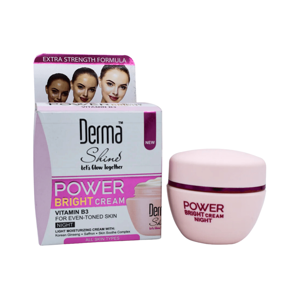 Derma Shine Power Bright Night Cream 50g - Gift Point