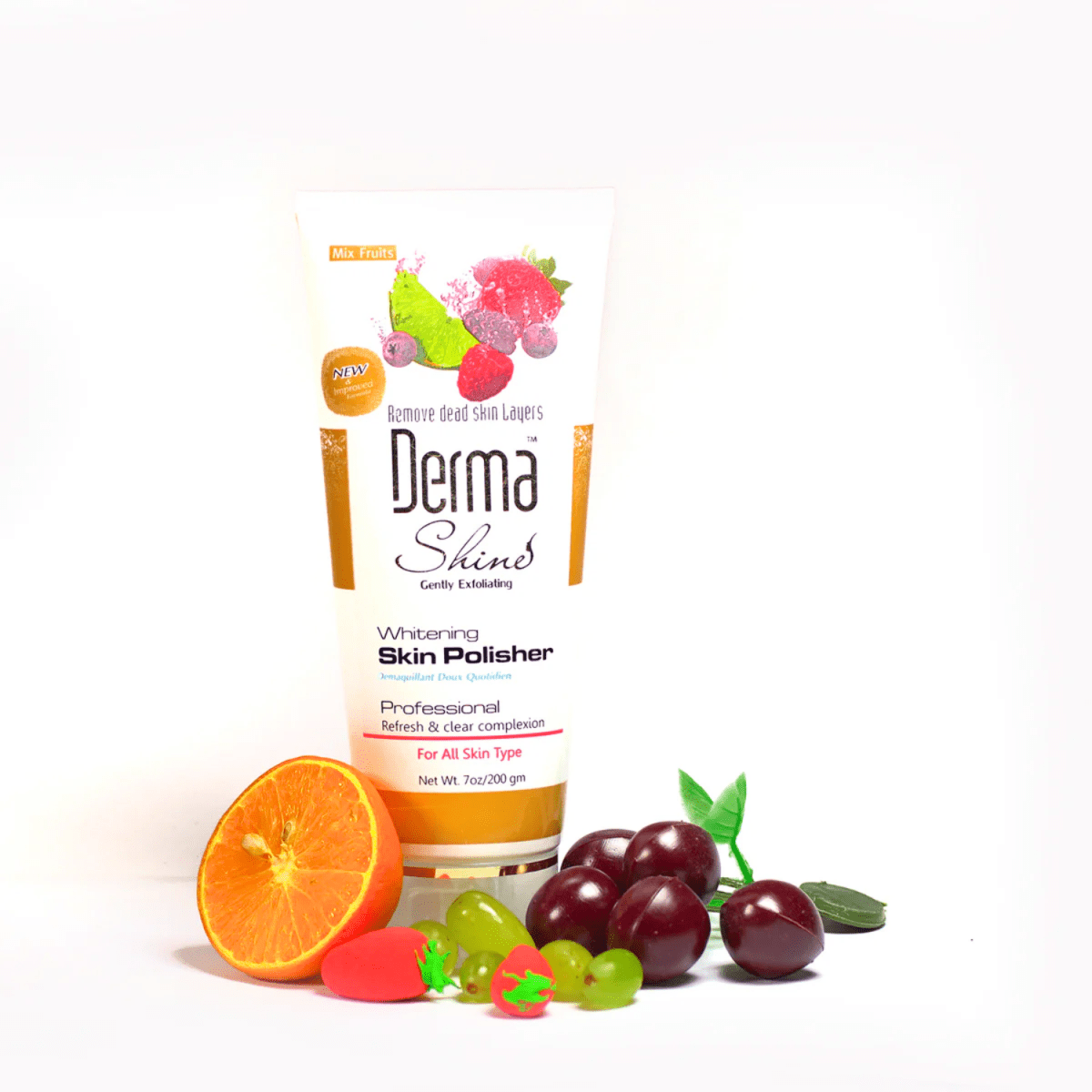 Derma Shine Pure Whitening Skin Polisher 200ml - Gift Point