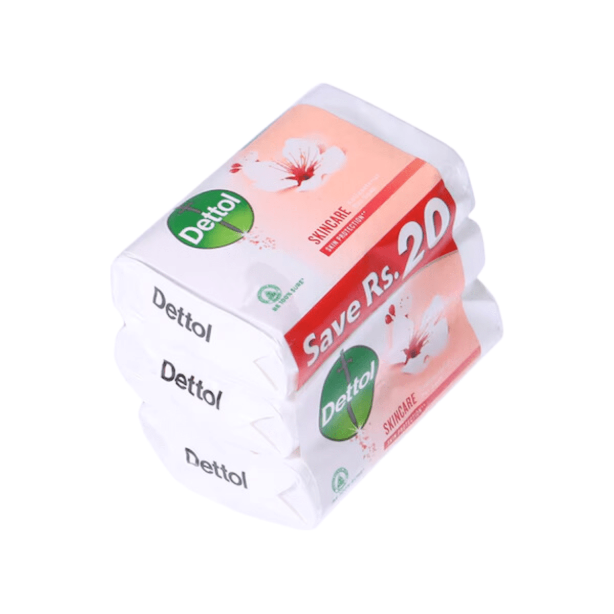 Dettol Skincare Antibacterial Soap 3 in 1, 85g - Gift Point