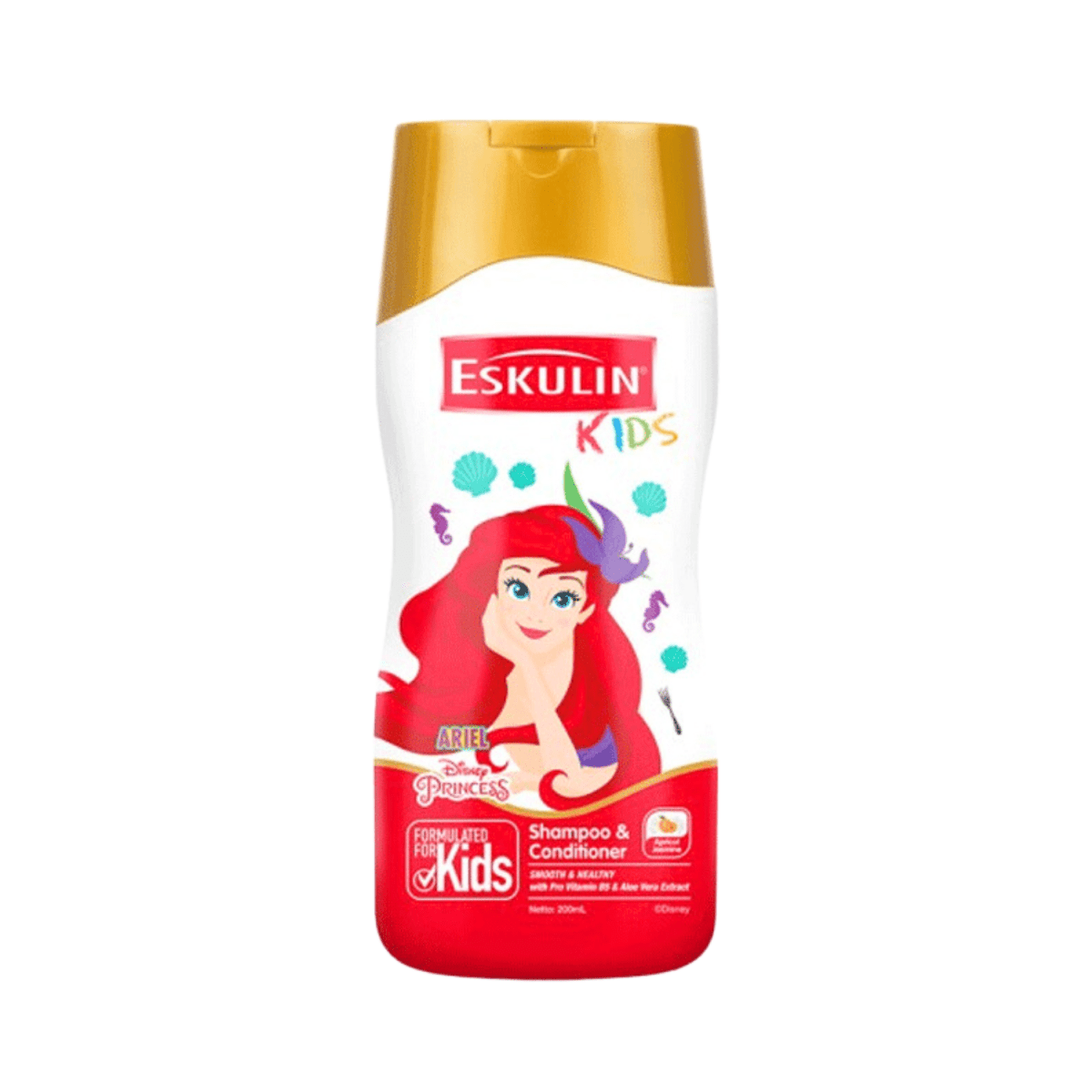 Disney Eskulin Kids Ariel Shampoo & Conditioner 200ml - Gift Point