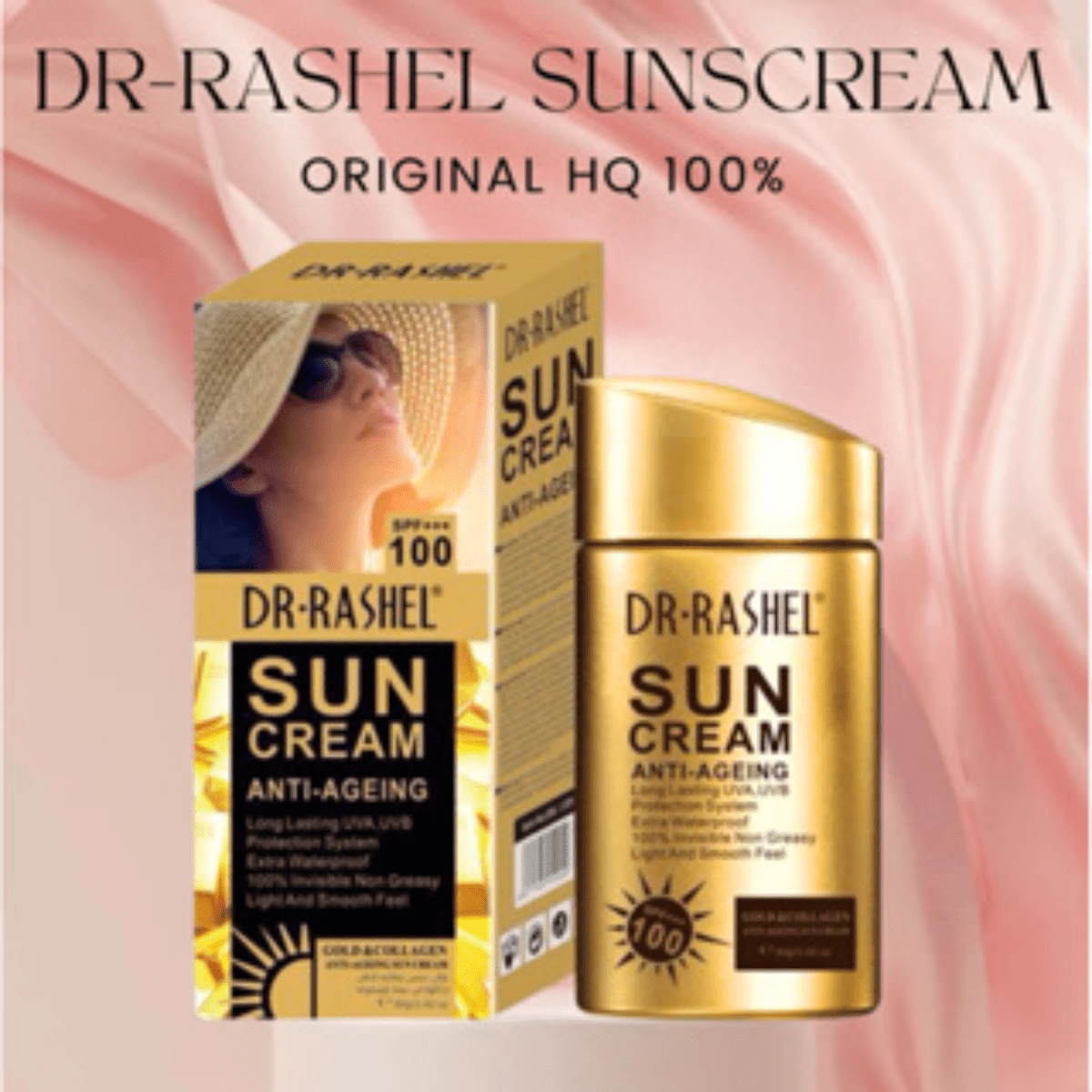 Dr Rashel Gold Collagen Sun Cream SPF 100 80g - Gift Point