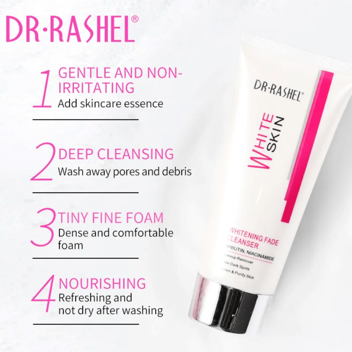 Dr. Rashel White Skin Whitening Fade Cleanser 80g - Gift Point