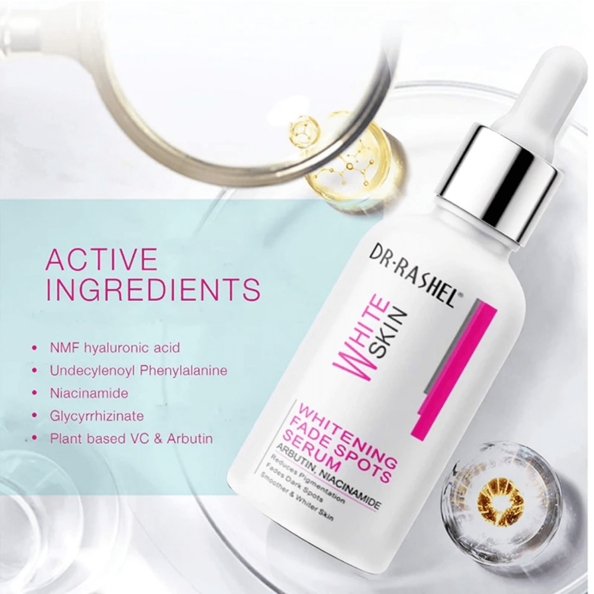Dr. Rashel White Skin Whitening Fade Spots Serum 50ml - Gift Point