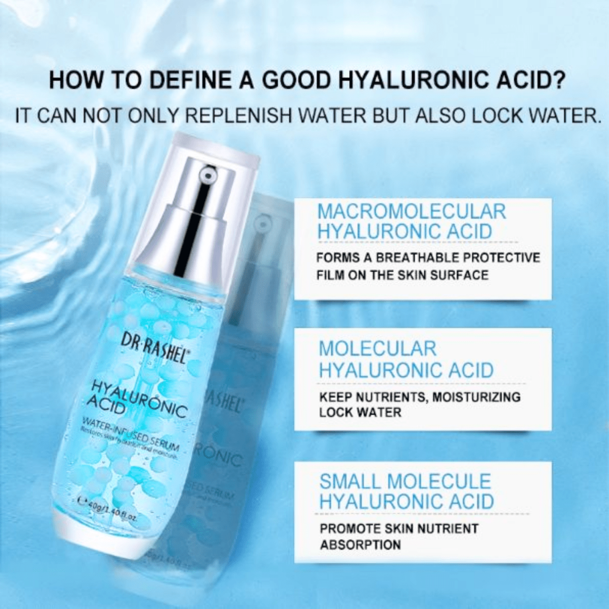 Dr Rashel Youth Revitalizing Hyaluronic acid Water Infused Serum 40g - Gift Point