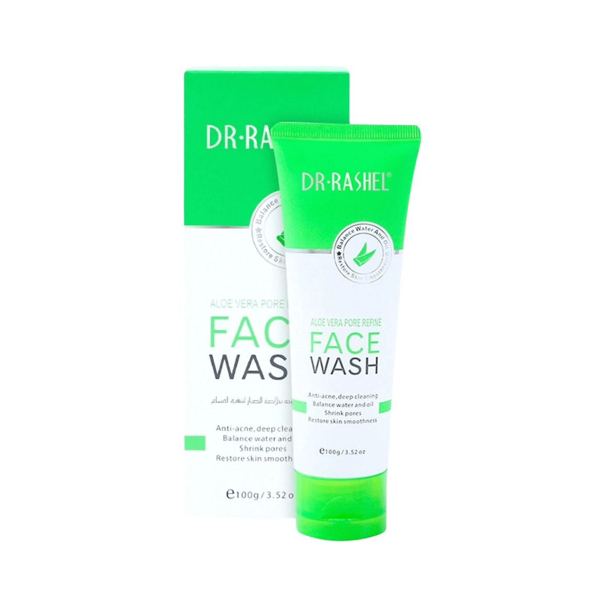 Dr.Rashel Aloe Vera Pore Refine Face Wash, 100g - Gift Point