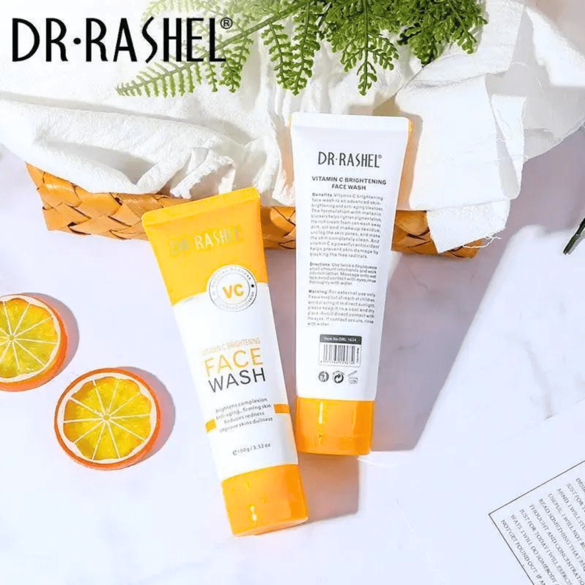 Dr.Rashel Vitamin C Brightening Face Wash, 100g - Gift Point