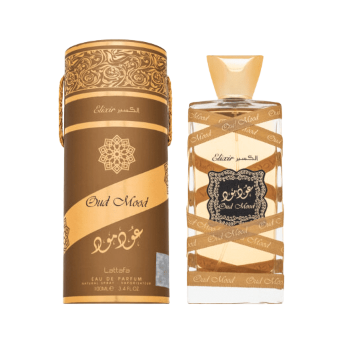 Elixir Oud Mood Lattafa EDP Perfume For Unisex 100ml - Gift Point