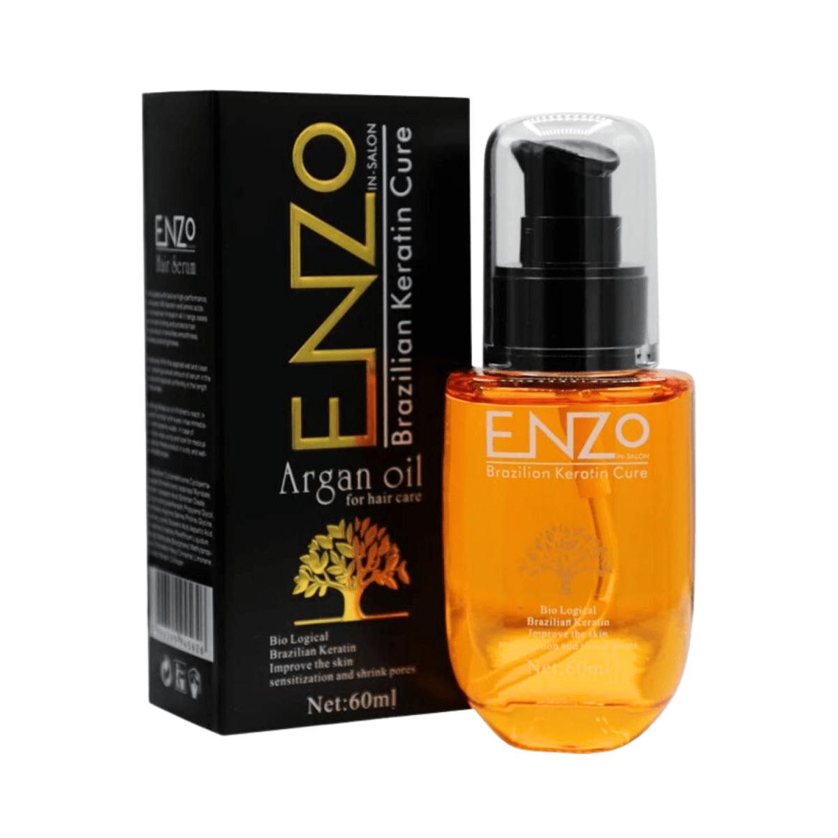 Enzo Argan Oil Brazilian Keratin Hair Care 60ml - Gift Point