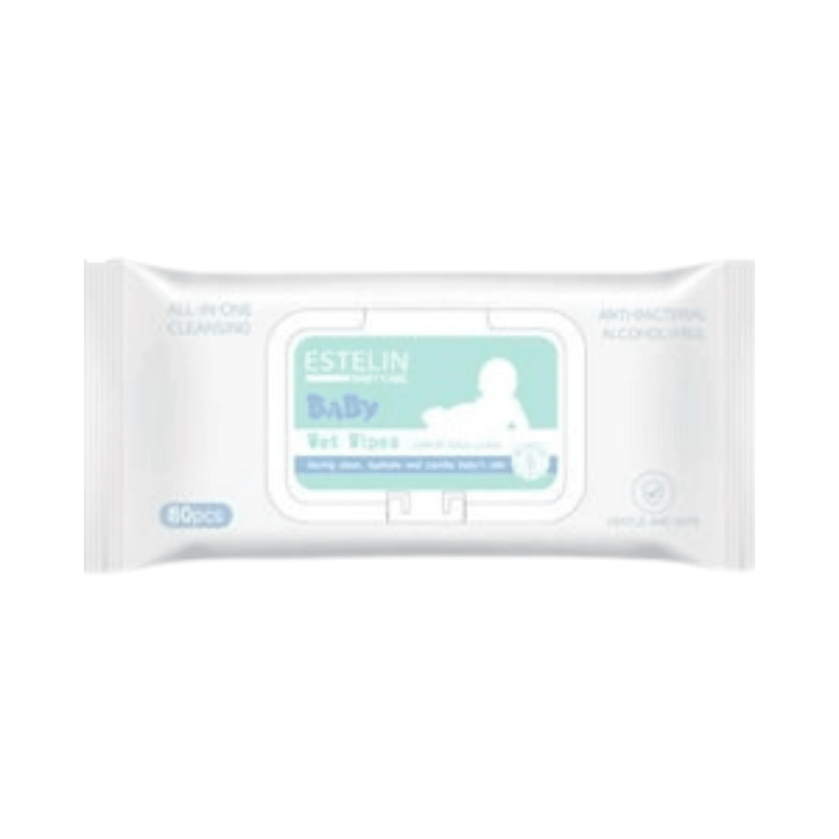 Estelin Baby Vet Wipes 80pcs - Gift Point
