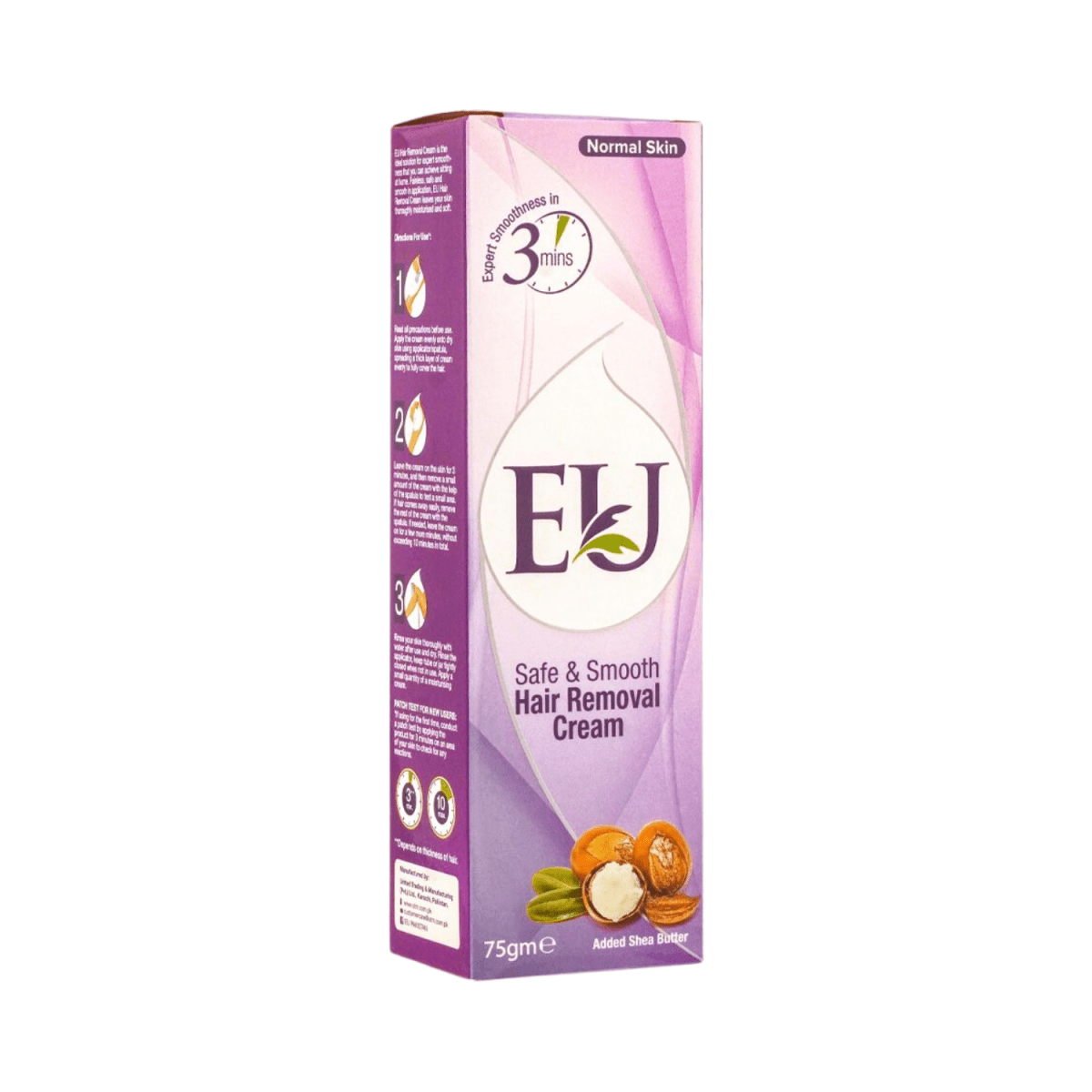 EU Safe & Smooth Normal Skin Hair Removal Cream 75g - Gift Point