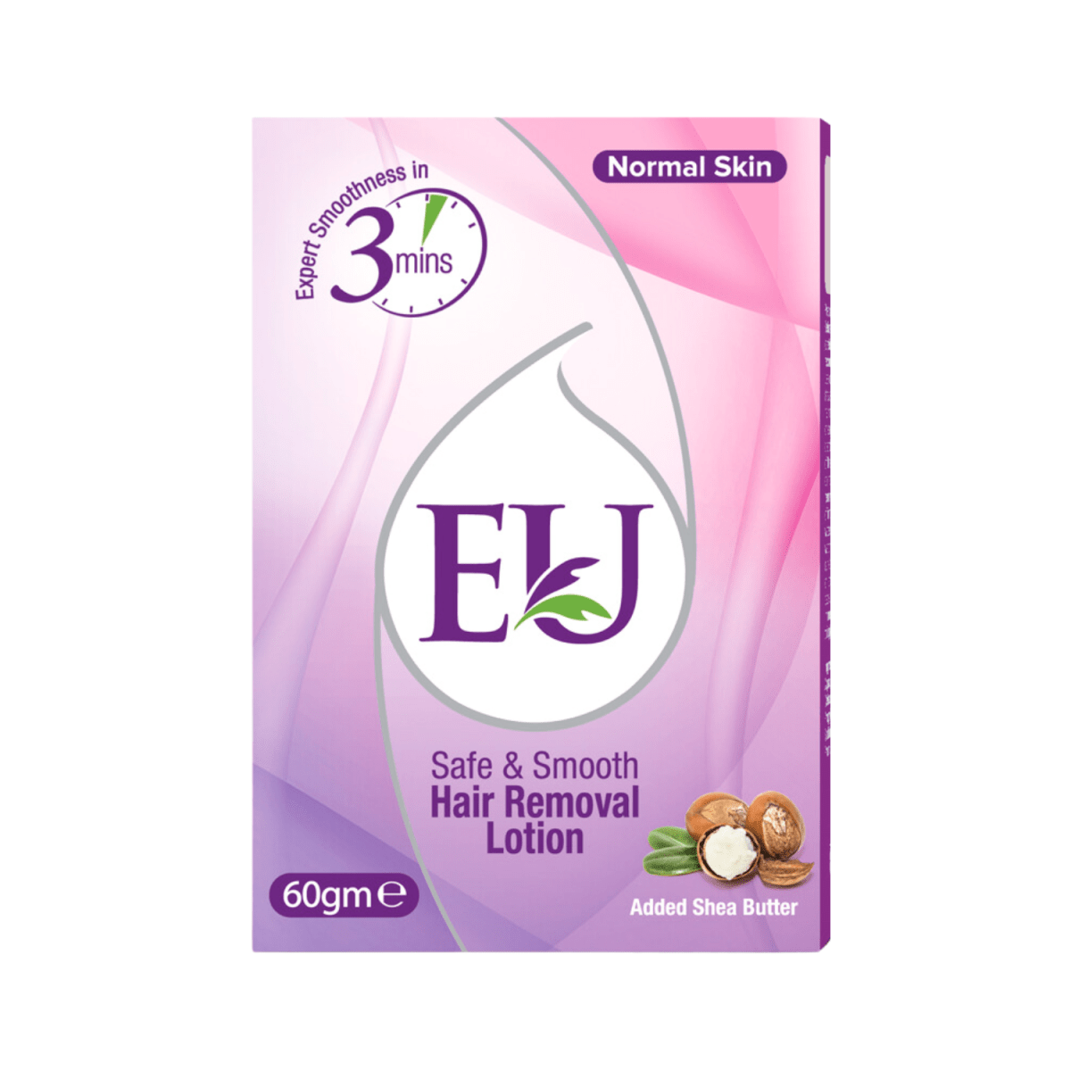 EU Safe & Smooth Normal Skin Hair Removal Lotion 60g - Gift Point