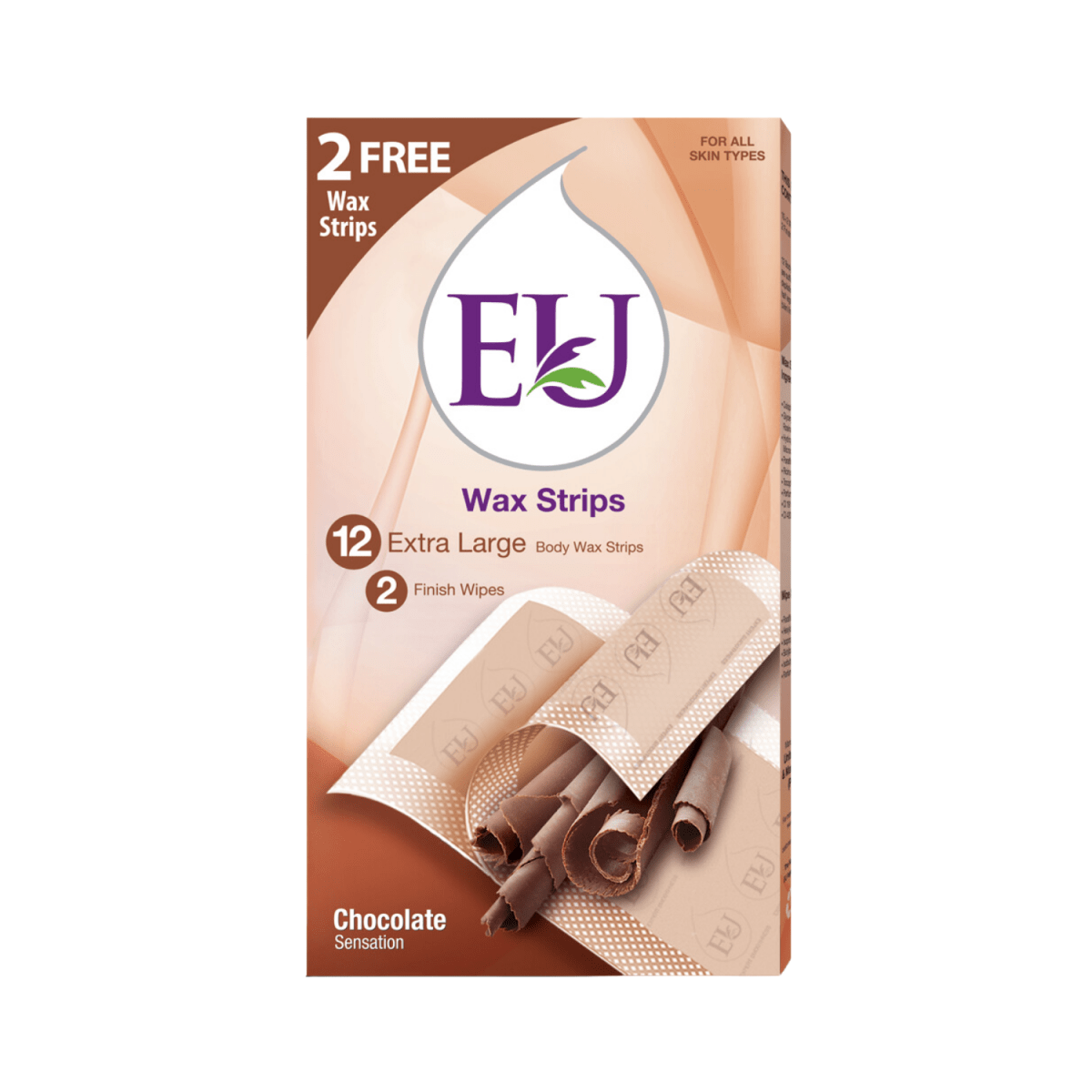 EU Wax Strips Chocolate Sensation 12pcs - Gift Point