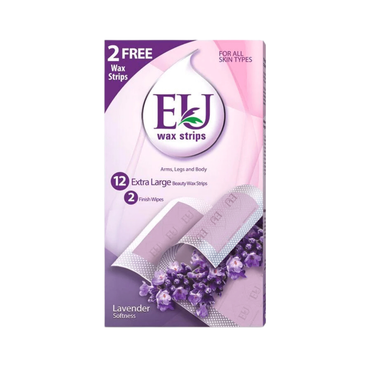 EU Wax Strips Lavender Softness 12pcs - Gift Point