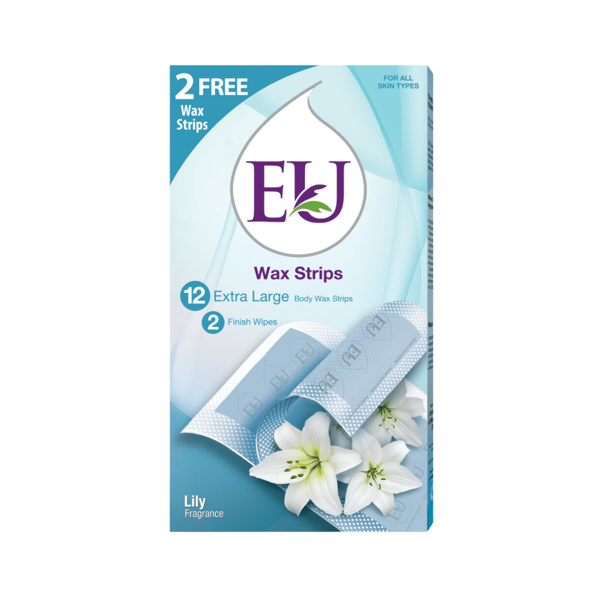EU Wax Strips Lily Fragrance 12pcs - Gift Point
