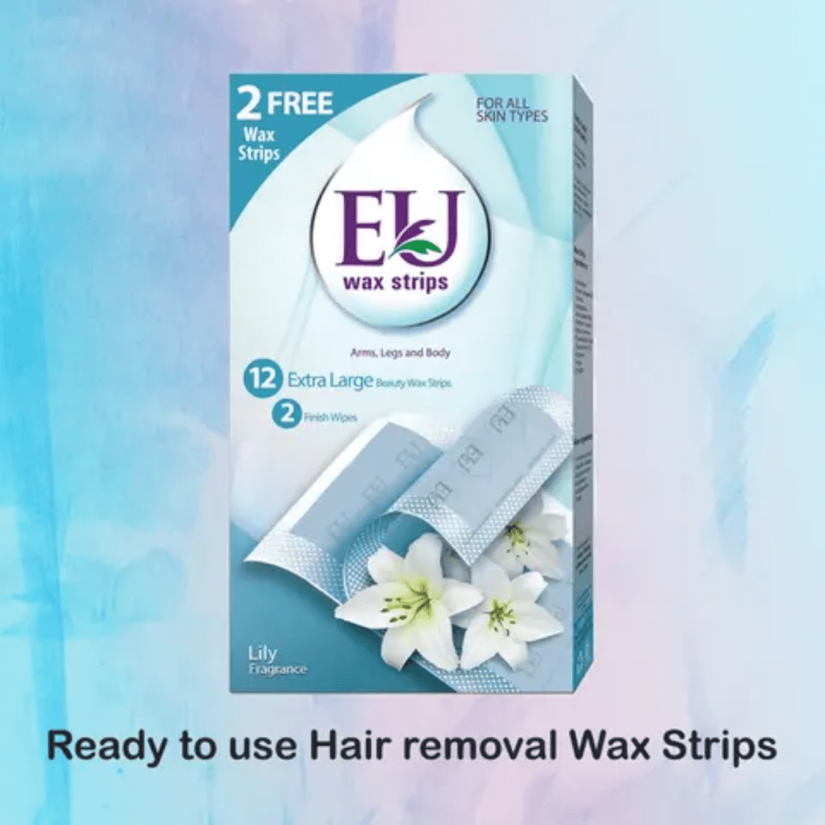 EU Wax Strips Lily Fragrance 12pcs - Gift Point