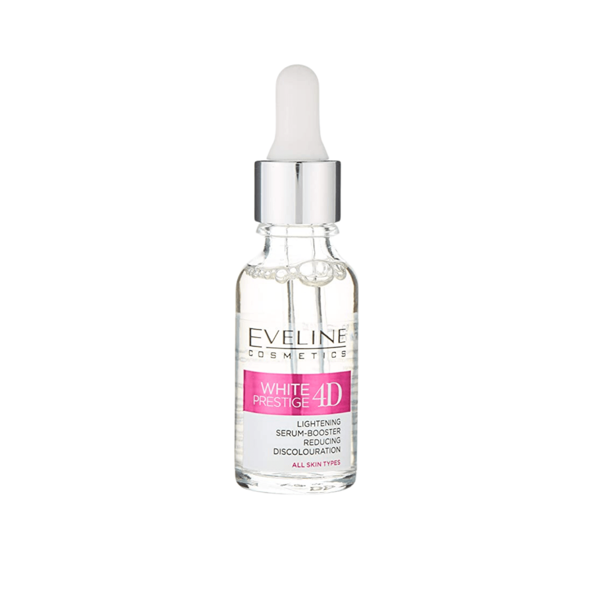 Eveline 48H White Prestige 4D Lightening Serum Booster, 18ml - Gift Point