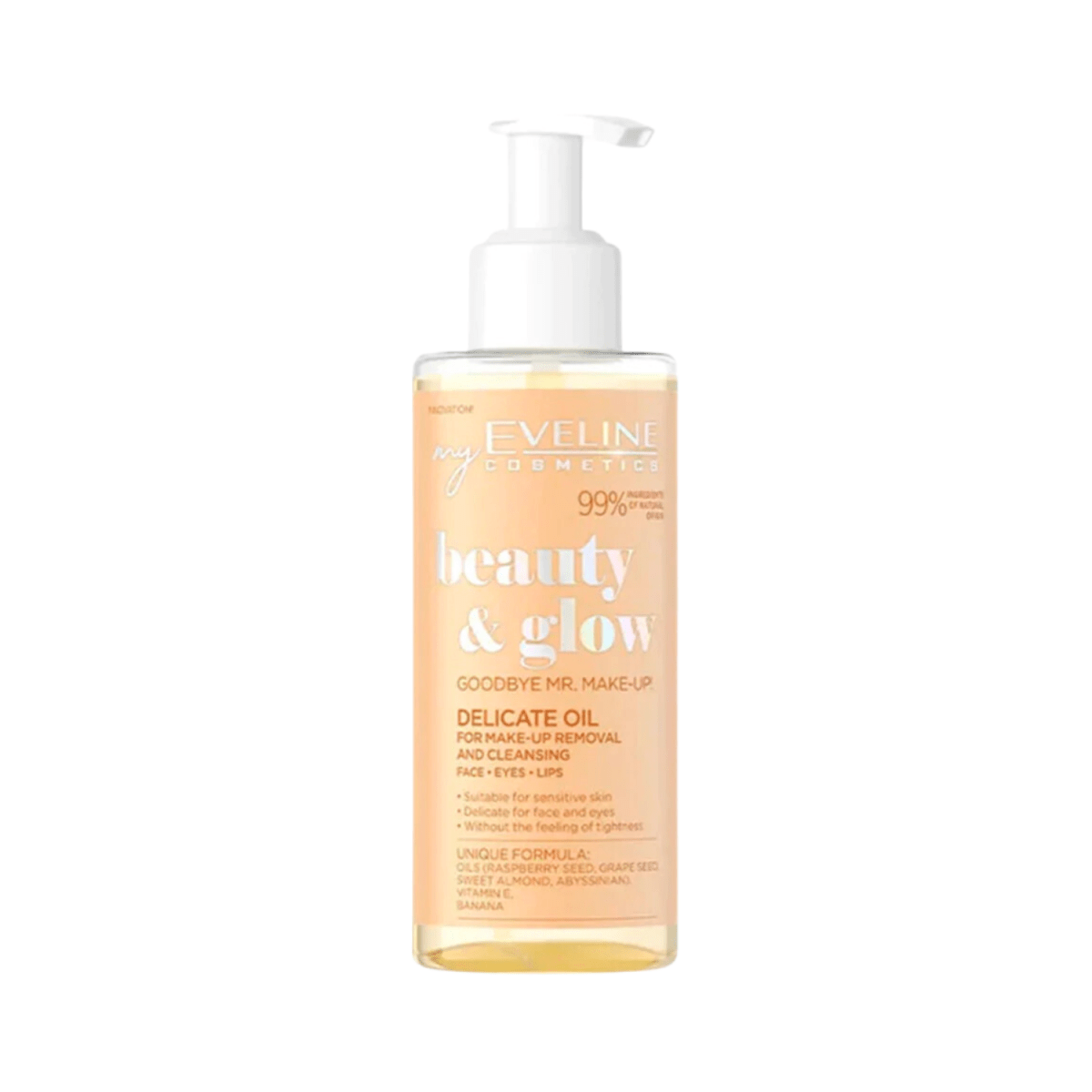 Eveline Beauty & Glow Delicate Make-up Removing & Cleansing oil 145ml - Gift Point