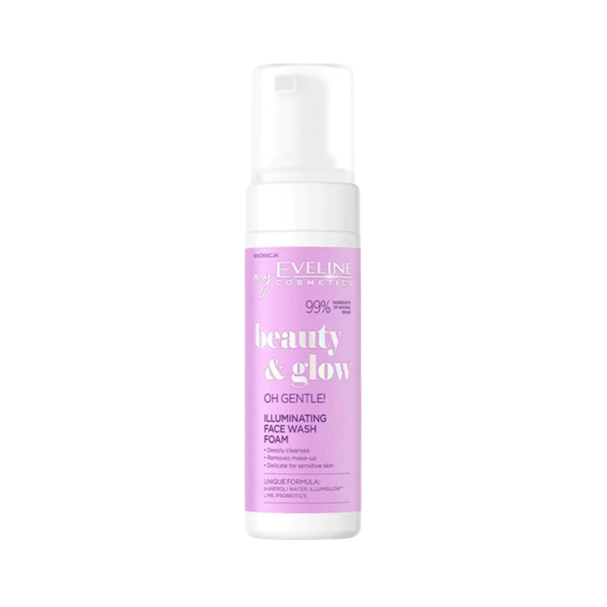 Eveline Beauty & Glow Illuminating Face Cleansing Foam 150ml - Gift Point