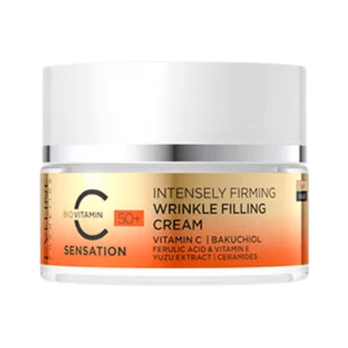 Eveline Bio Vitamin C Sensation 3-In-1 50+ Day And Night Intensely Firming Wrinkle Filling Cream 50ml - Gift Point