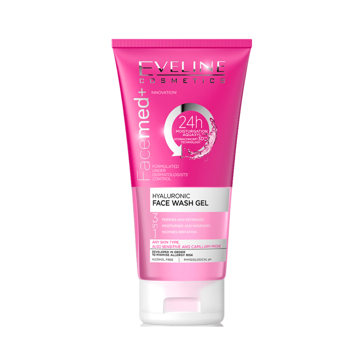 Eveline Cosmetics FaceMed+ Hyaluronic Face Wash Gel 150ml - Gift Point