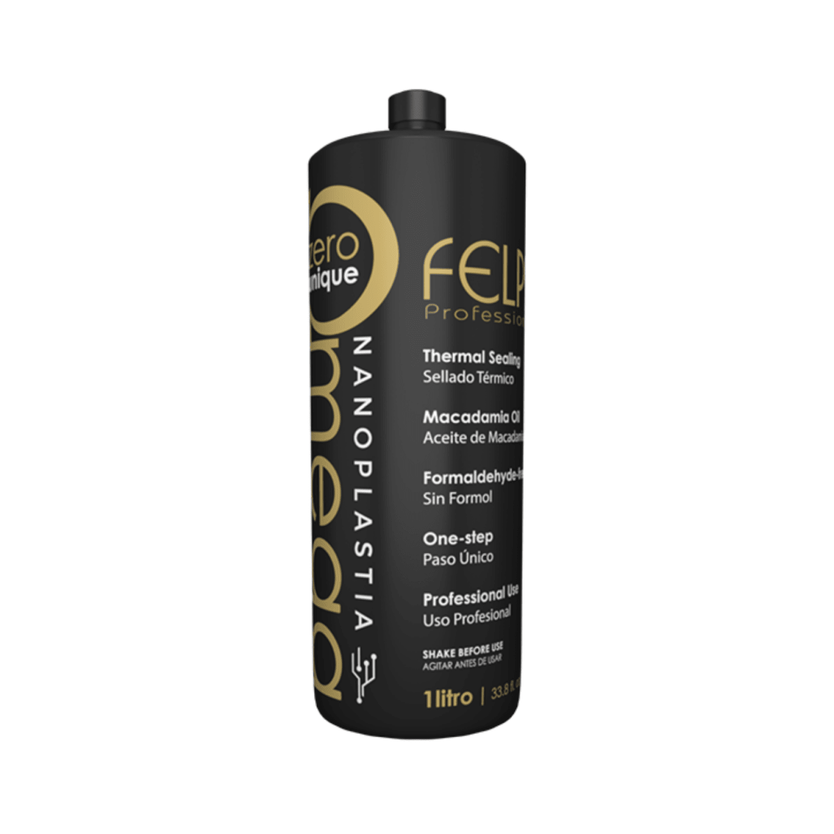 FELPS OMEGA ZERO BLACK NANOPLASTIA THERMAL SEALING 1000ML - Gift Point