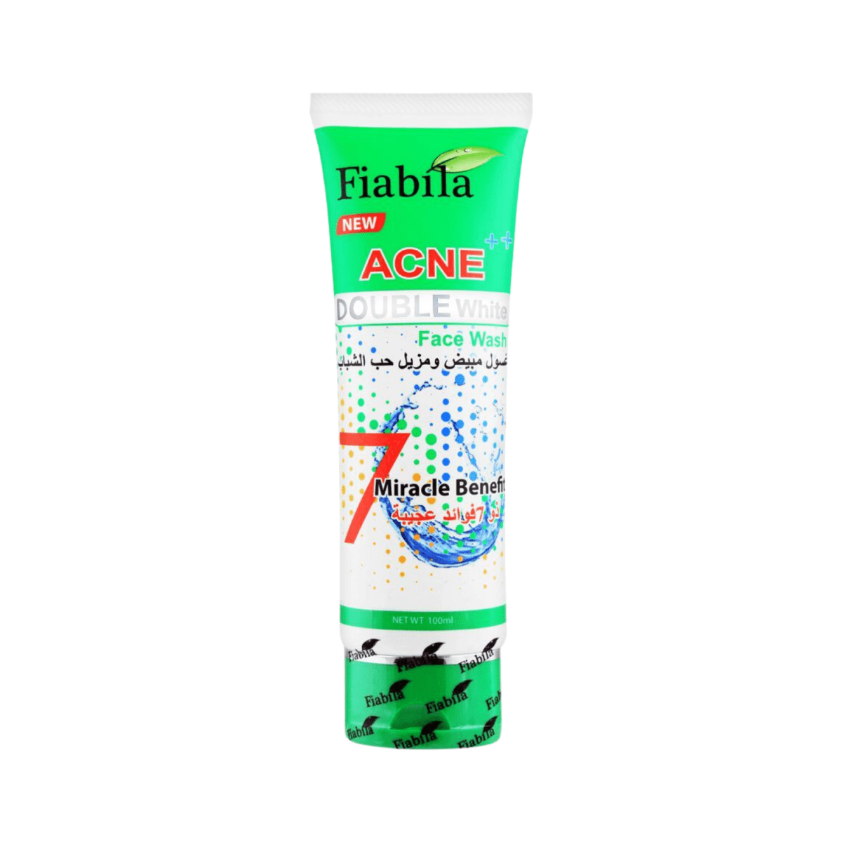 Fiabila Acne Double White Face Wash, 100ml - Gift Point