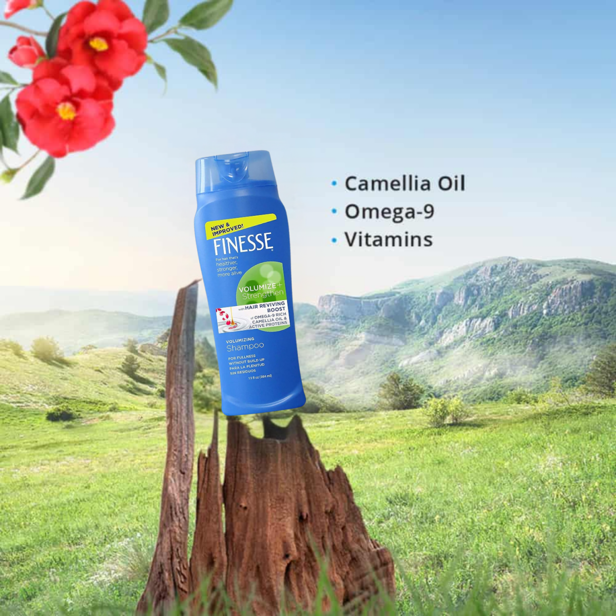 Finesse Volumize + Strengthen Volumizing Shampoo 384ml - Gift Point