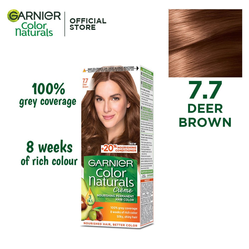Garnier Color Naturls Creme Hair Color Deer Brown 7.7 - Gift Point