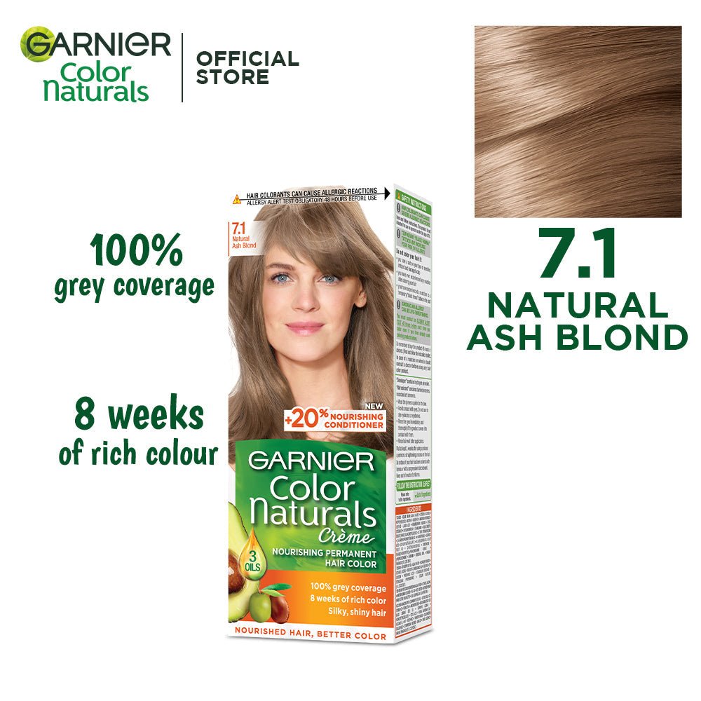 Garnier Color Naturls Creme Hair Color Natural Ash Blonde 7 - Gift Point