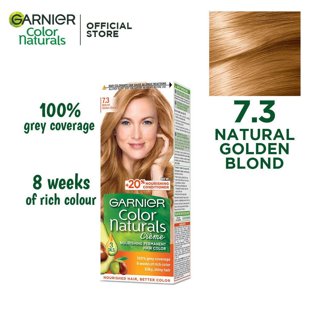 Garnier Color Naturls Creme Hair Color Natural Golden Blonde 7.3 - Gift Point