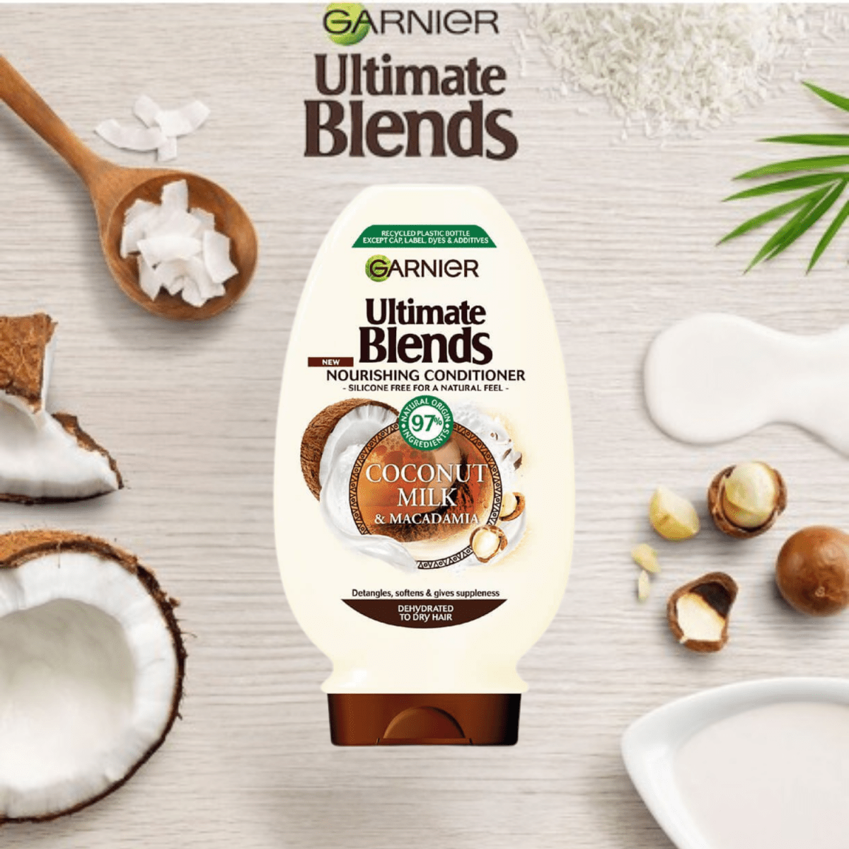 Garnier Ultimate Blends Coconut Milk Conditioner 400ml - Gift Point