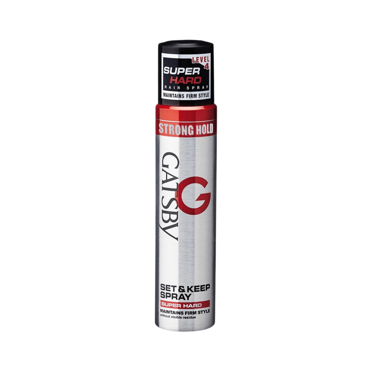 Gatsby Set & Keep Super Hard Hair Spray, Strong Hold, 65ml - Gift Point