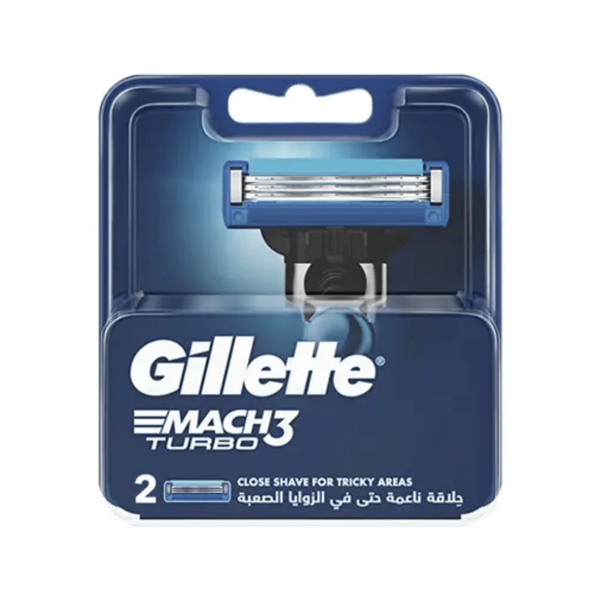 Gillette Mach 3 Turbo Close Shave For Tricky Areas Cart 2-N Poland - Gift Point