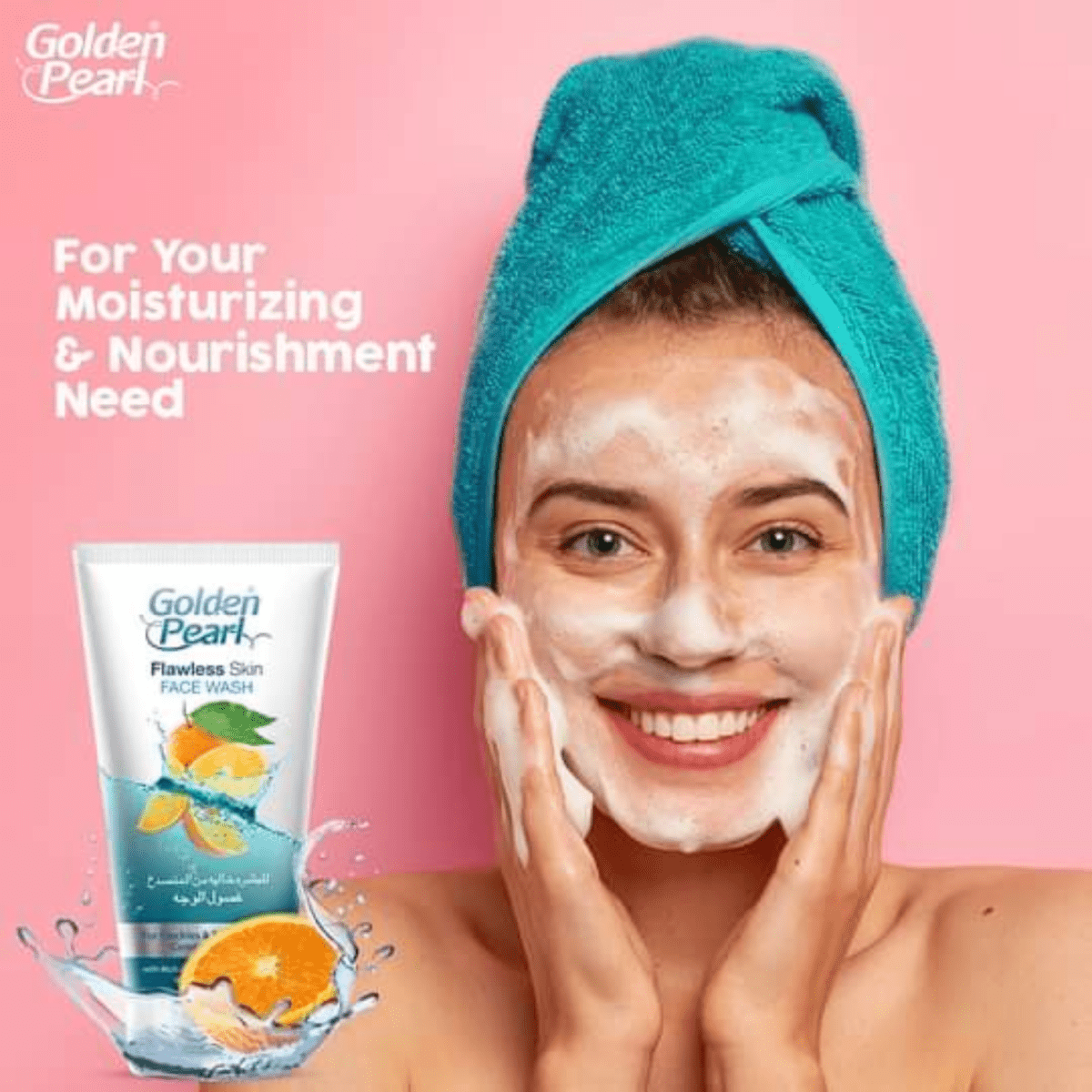 Golden Pearl Flawless Face Wash 150ml - Gift Point
