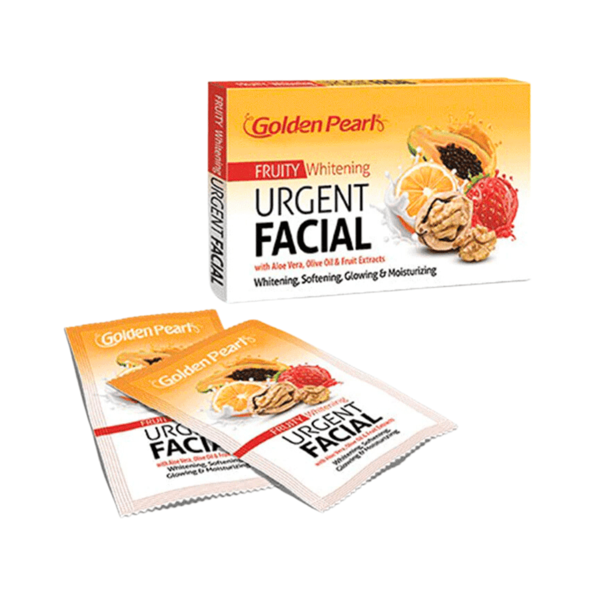 Golden Pearl Fruity Whitening Urgent Facial Sach - Gift Point