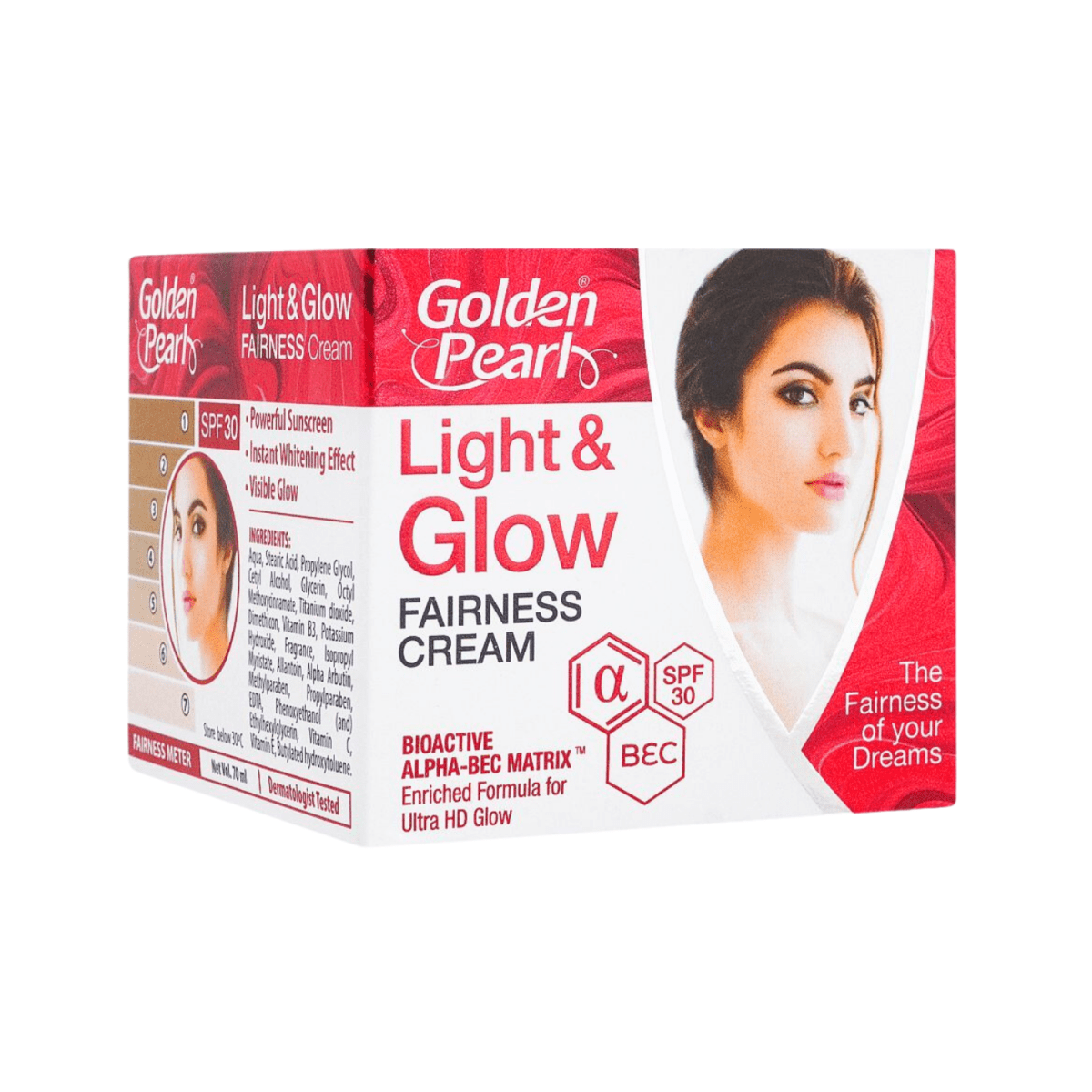 Golden Pearl Light & Glow Fairness Cream 70ml - Gift Point