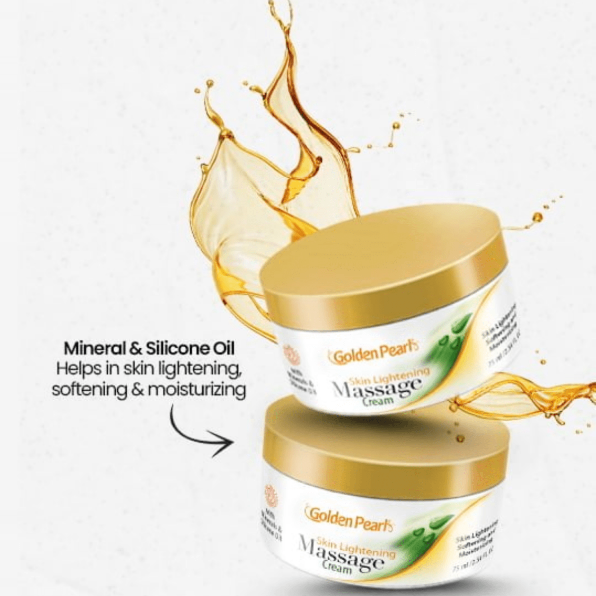 Golden Pearl Skin Lightening Massage Cream 75ml - Gift Point